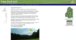 Desktop Screenshot of eaglebluffgolf.com